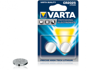 Батарейка Varta Lithium CR2025 3V 2pcs 6025101402