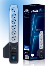 Сетевой фильтр Pilot Pro 7м (6 розеток) серый
