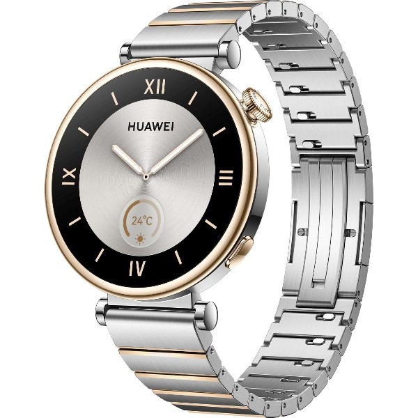 Умные часы Huawei Watch GT 4 Aurora-B19T 2023 41.3 мм серебристый/серебристый [55020bhv]